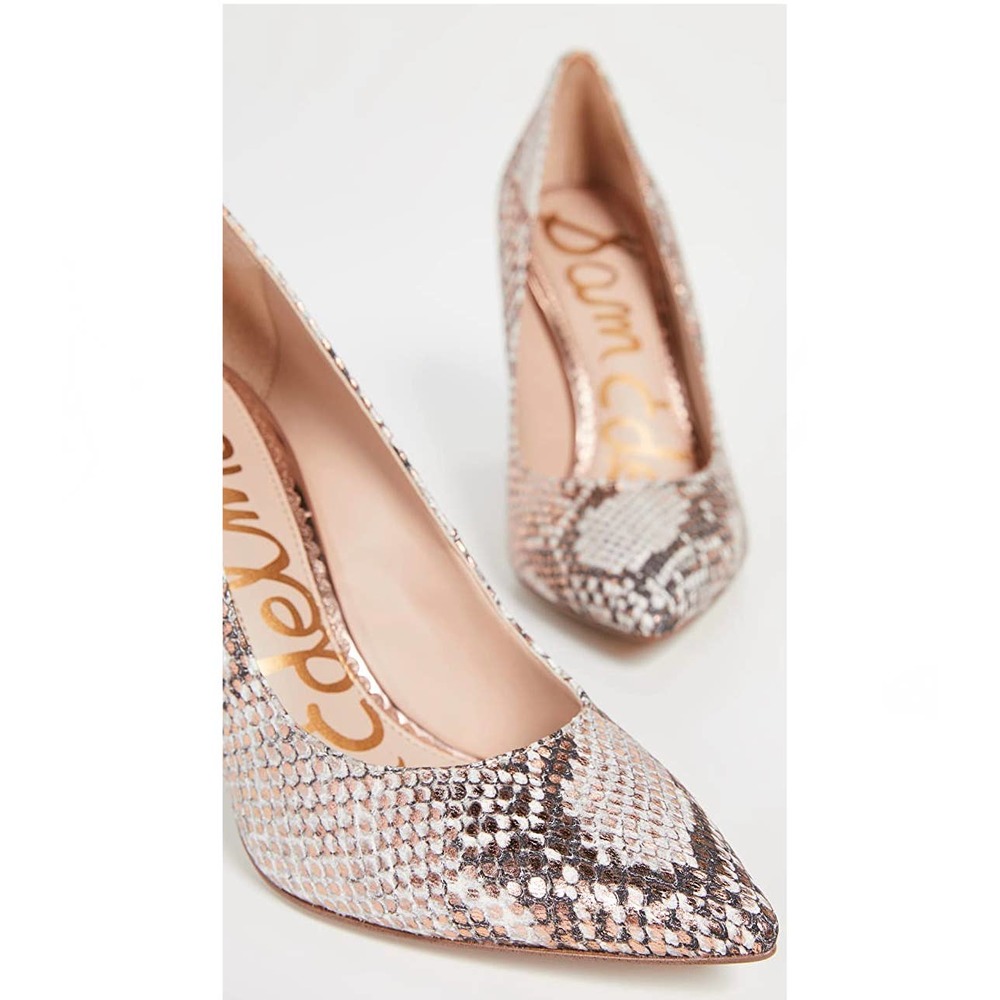Sam Edelman Hazel Pump Rose Gold Size 6 - Picture 3 of 11